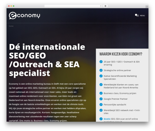 Theme WordPress E-conomy - www.economy.nl