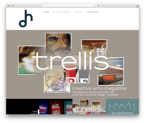 Theme WordPress Flat Responsive WordPress Theme Premium - halberiumdesign.com