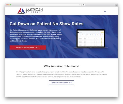 WordPress theme Divi - americantelephony.com