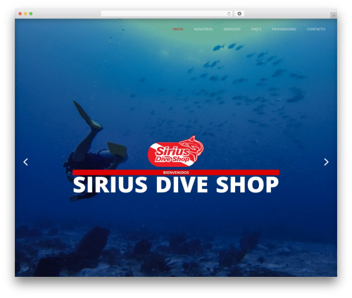 Worx WordPress ecommerce theme - siriusdiveshop.com