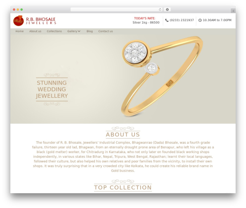 Angle-Theme WordPress theme - rbbhosalejewellers.com