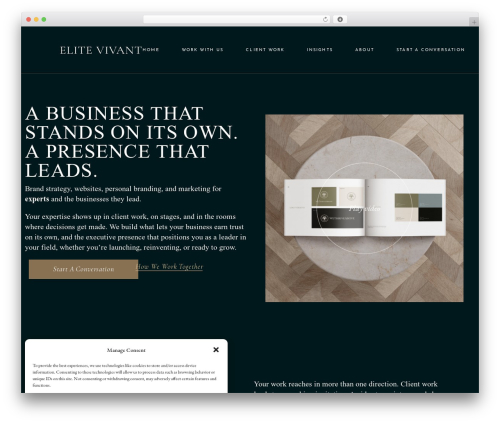 Chea WordPress theme - elitevivant.com