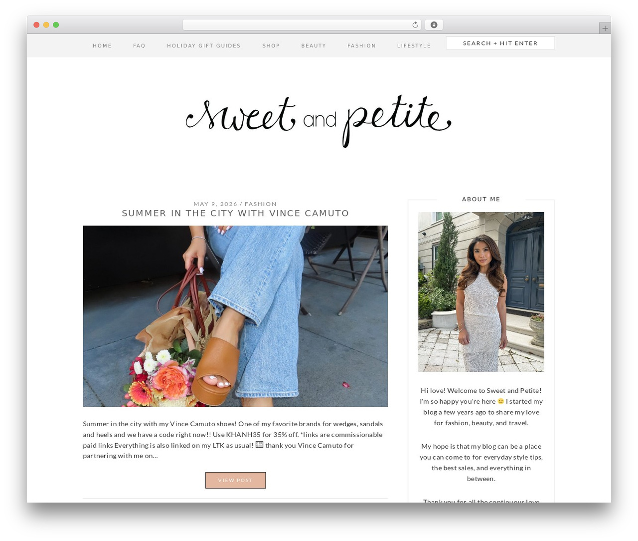 Genesis WordPress theme - sweetandpetite.me Genesis WordPress theme - sweetandpetite.me