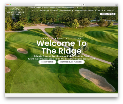 Hello Elementor WordPress theme - golfgranite.com