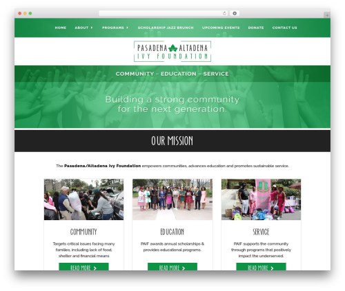 Theme WordPress TIM - thepaif.org