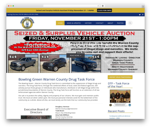 WordPress theme WCDTF - wefightdrugs.org