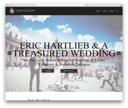 WordPress website theme Engage - erichartlieb.video