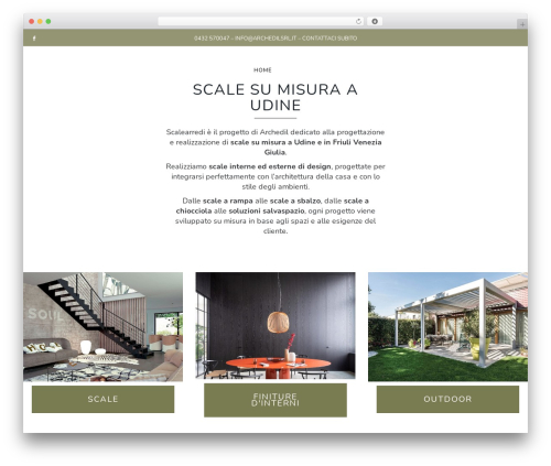 Creator WordPress theme - scalearredi.it