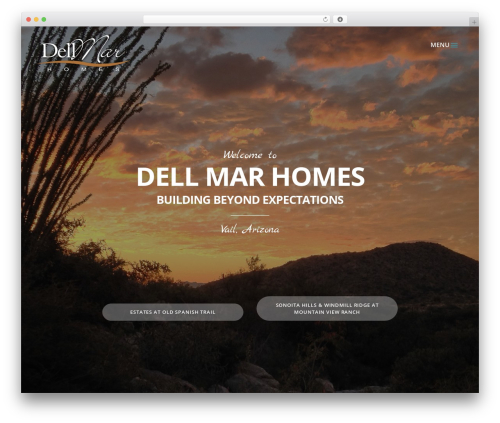Developer WordPress theme - dellmarhomes.com