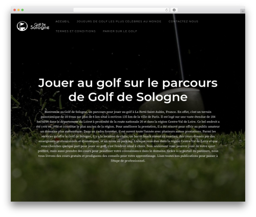 DynamiX WordPress theme - golfdesologne.fr