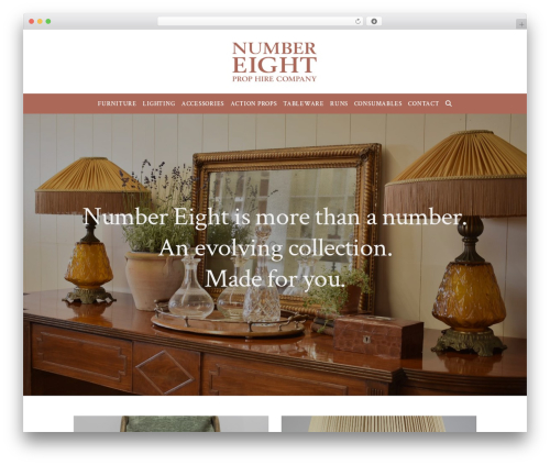 Halena WordPress theme - numbereightprophire.com