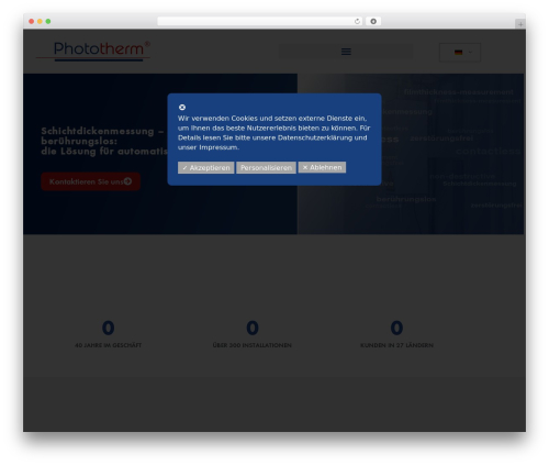 Dsgvo all in one for wp pro WordPress plugin - phototherm.de