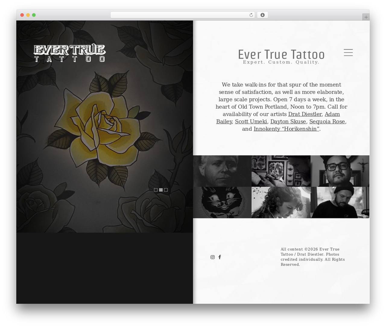 Shutter WordPress theme - evertruetattoo.com Shutter WordPress theme - evertruetattoo.com