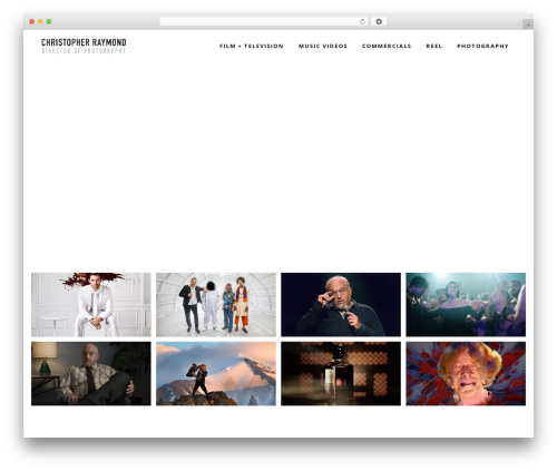 Silverscreen WordPress theme - christopher-raymond-dp.com