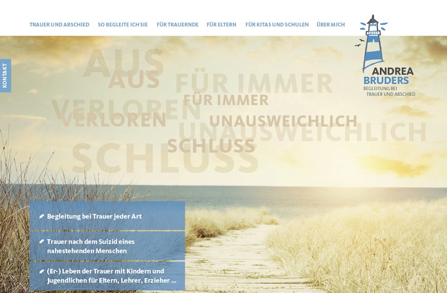 Theme Trauer AC WordPress theme by Claudia Hillen