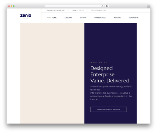 Halstein core WordPress plugin - zeniocapital.com