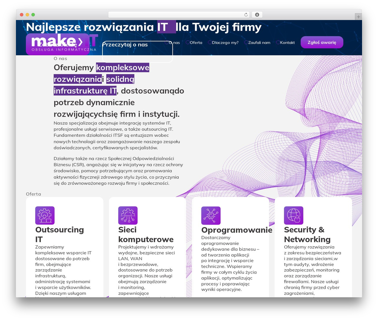 WordPress theme Make IT - makeit.info.pl WordPress theme Make IT - makeit.info.pl