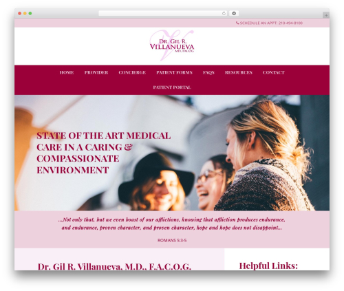 WordPress theme Optimizer PRO - docvmd.com