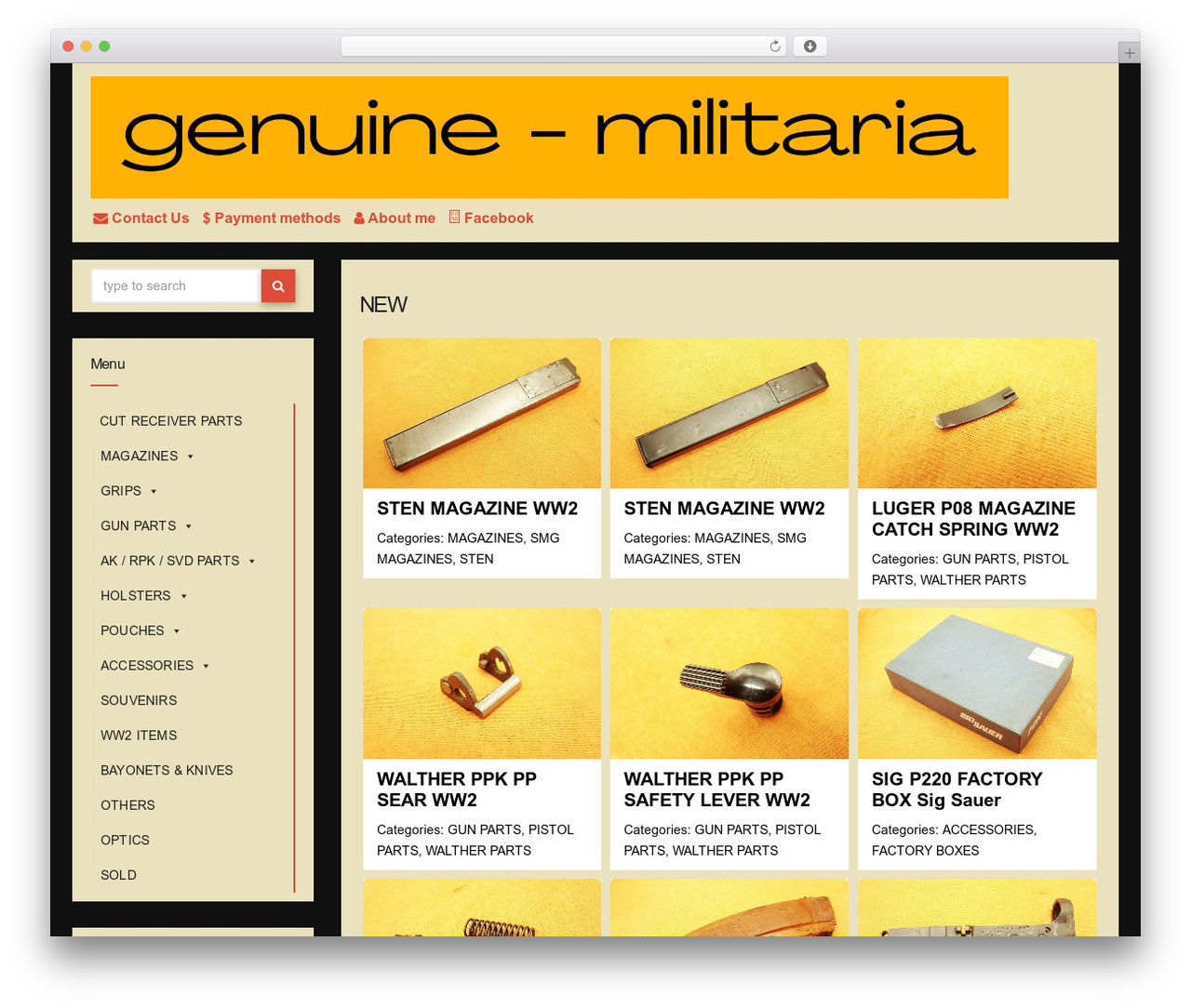 WordPress theme Owesome - genuine-militaria.com WordPress theme Owesome - genuine-militaria.com