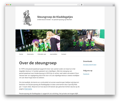 WordPress website template Manta - dekladdegatjes.nl