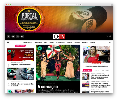Zox News WP theme - duquecaxiensetv.com