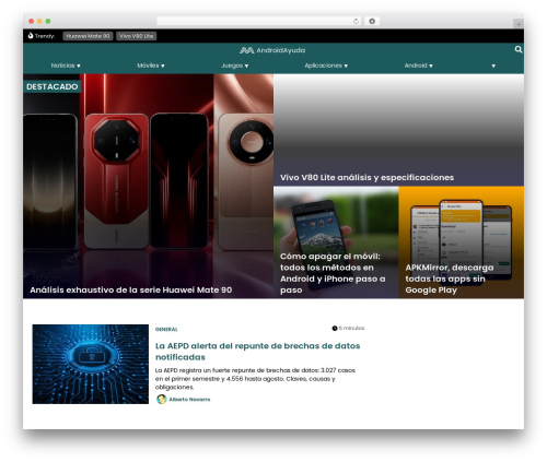ABN Framework WordPress website theme - androidayuda.com