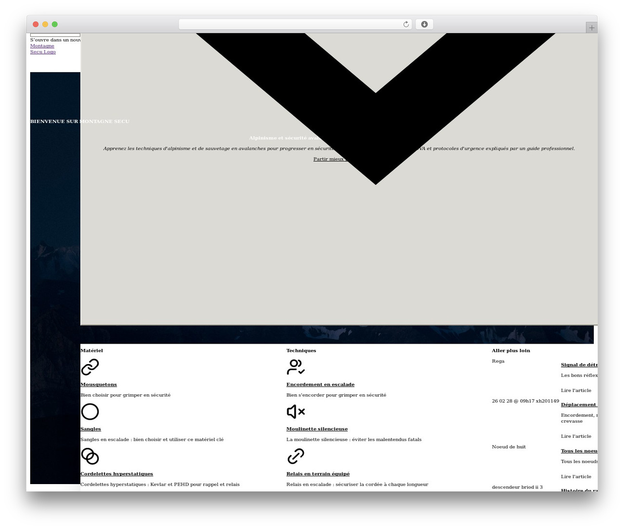 Bricks WordPress theme - montagne-secu.com