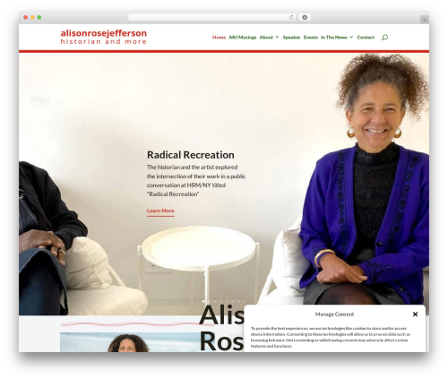 Divi WordPress theme - alisonrosejefferson.com