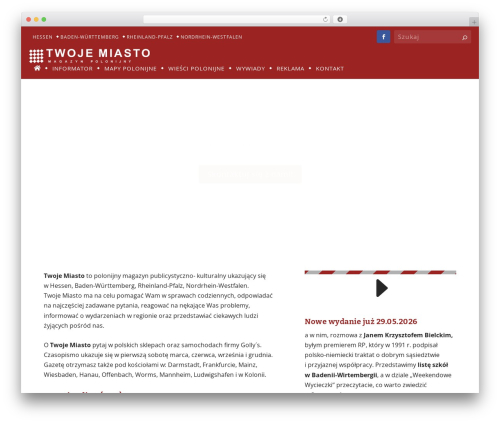Extra WordPress website theme - twojemiasto.eu
