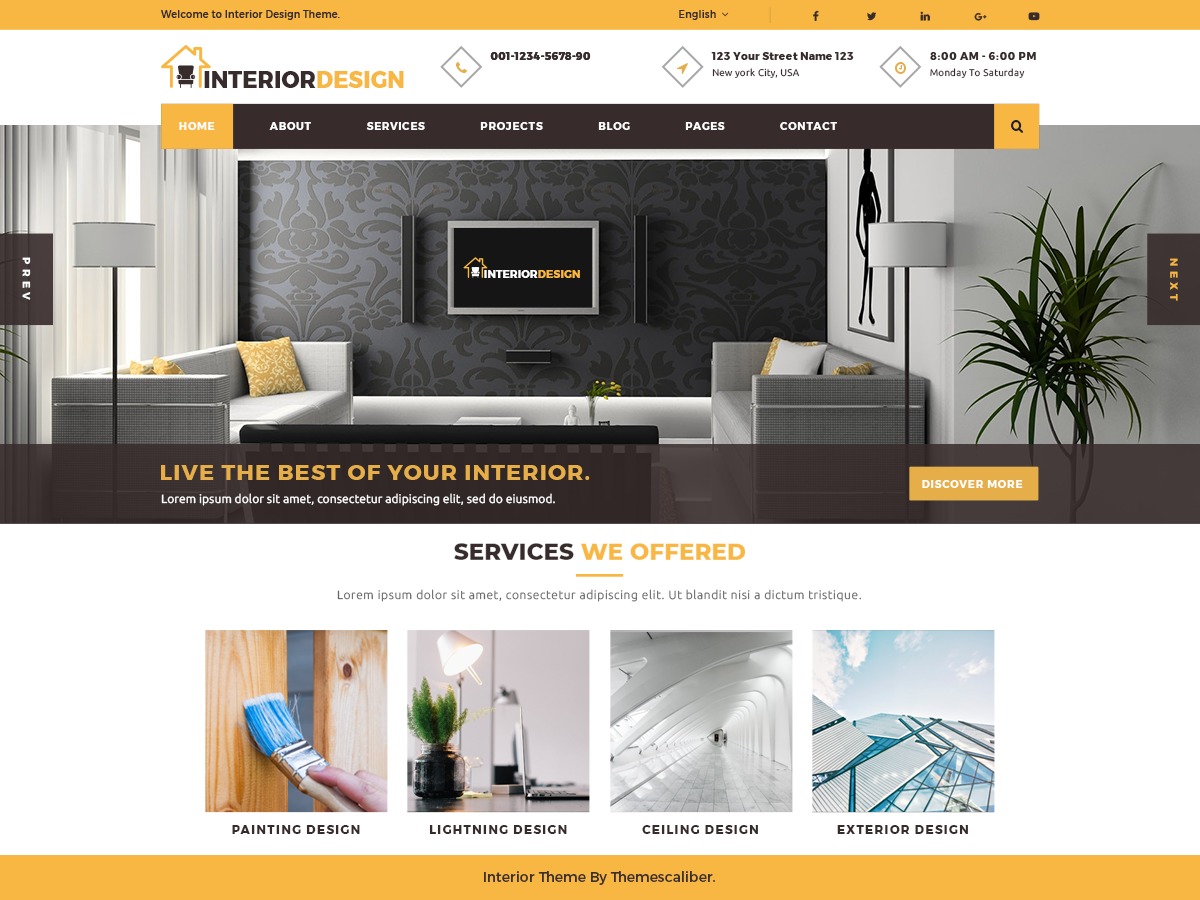 Interior WORDPRESS