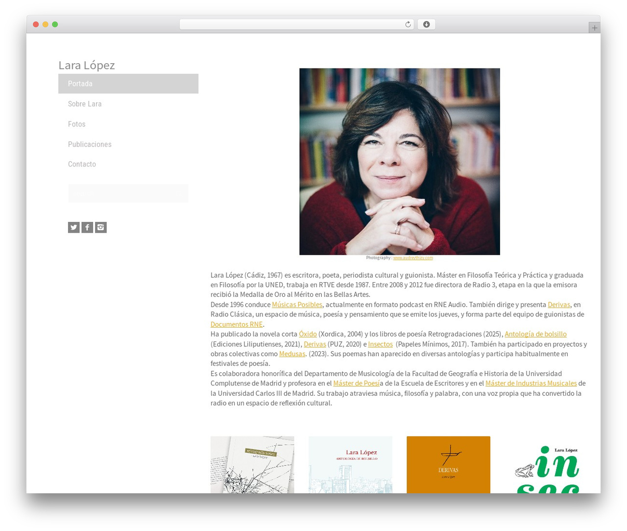 RT-Theme 19 theme WordPress - laralopez.com