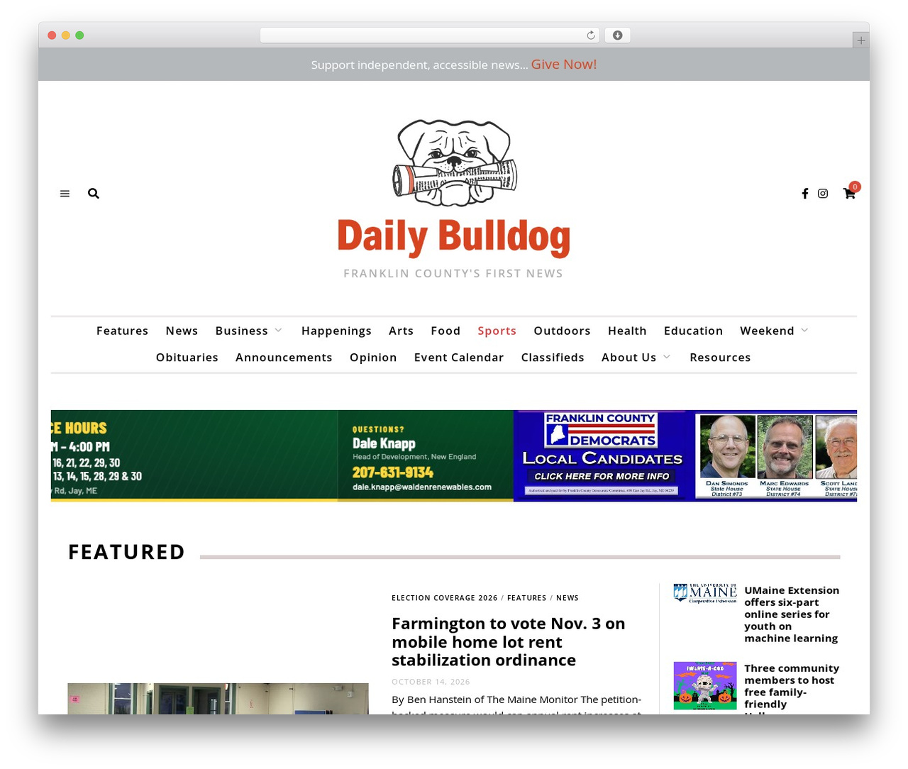 Theme WordPress Fox - dailybulldog.com Theme WordPress Fox - dailybulldog.com