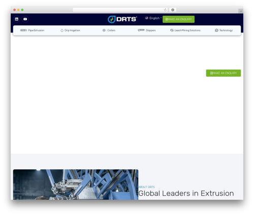 WordPress theme Sinatra - drts.com