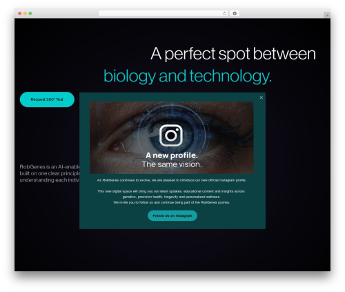 Zeyna theme WordPress - robgenes.com