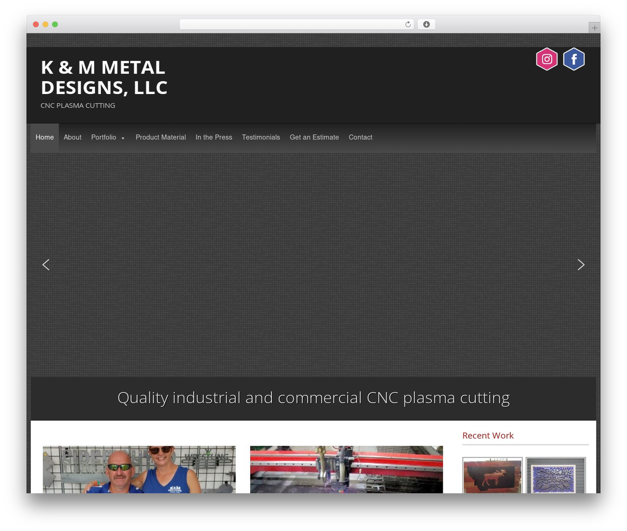 Bootstrap Basic-Iroc theme WordPress - kmmetaldesigns.com