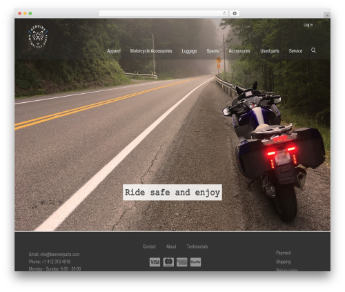 Deoway theme WordPress - beemerparts.com
