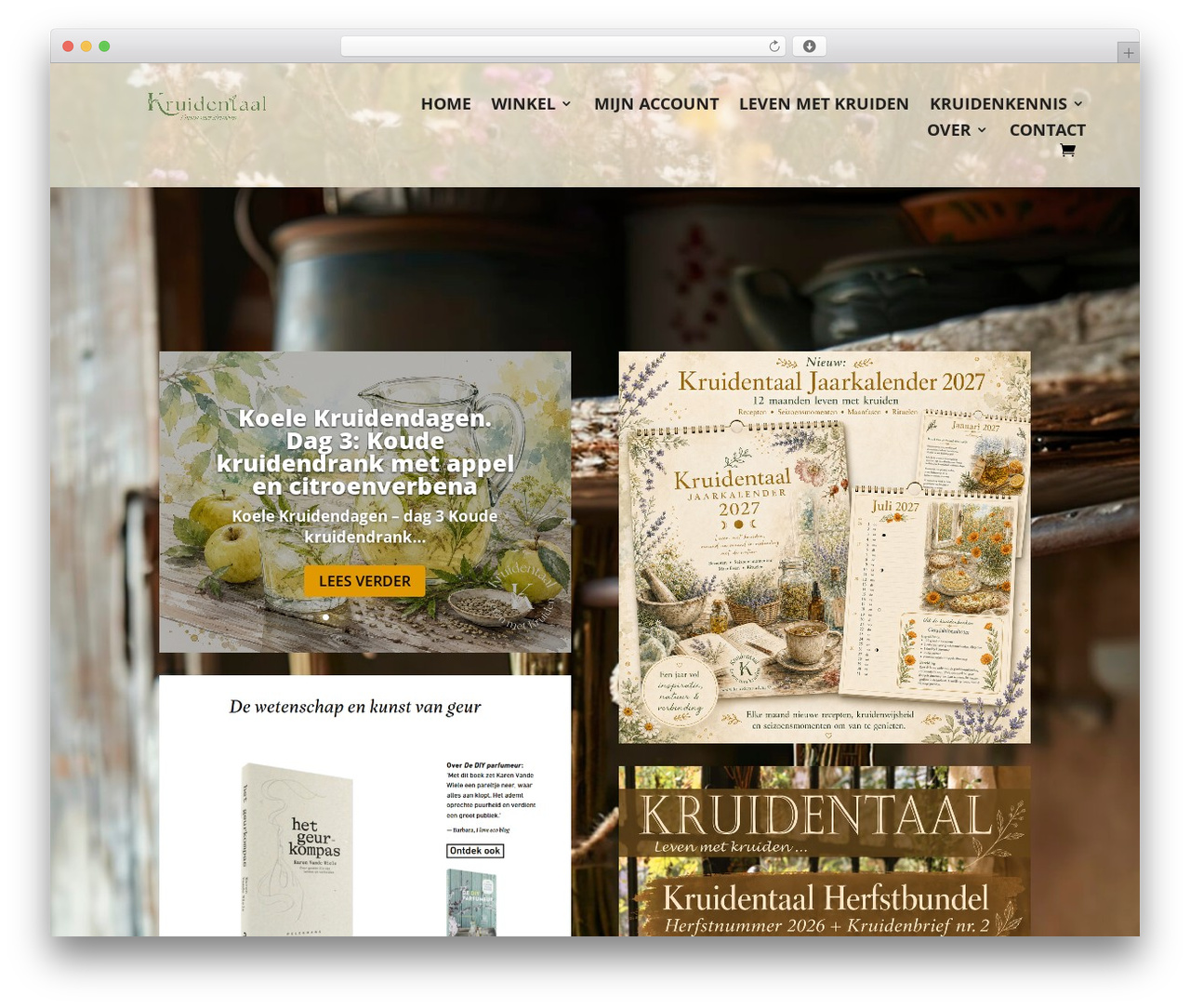 Divi WordPress theme - kruidentaal.nl