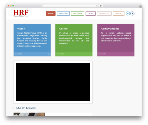 HRF Theme WordPress theme - hrfocus.org