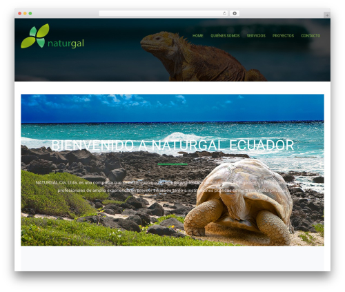 Sydney portfolio WordPress plugin - naturgal-ec.com