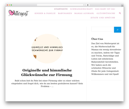 Theme WordPress Bamboo - muttergeist.de