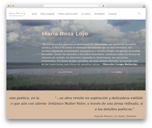 WordPress template Livre - mariarosalojo.com.ar