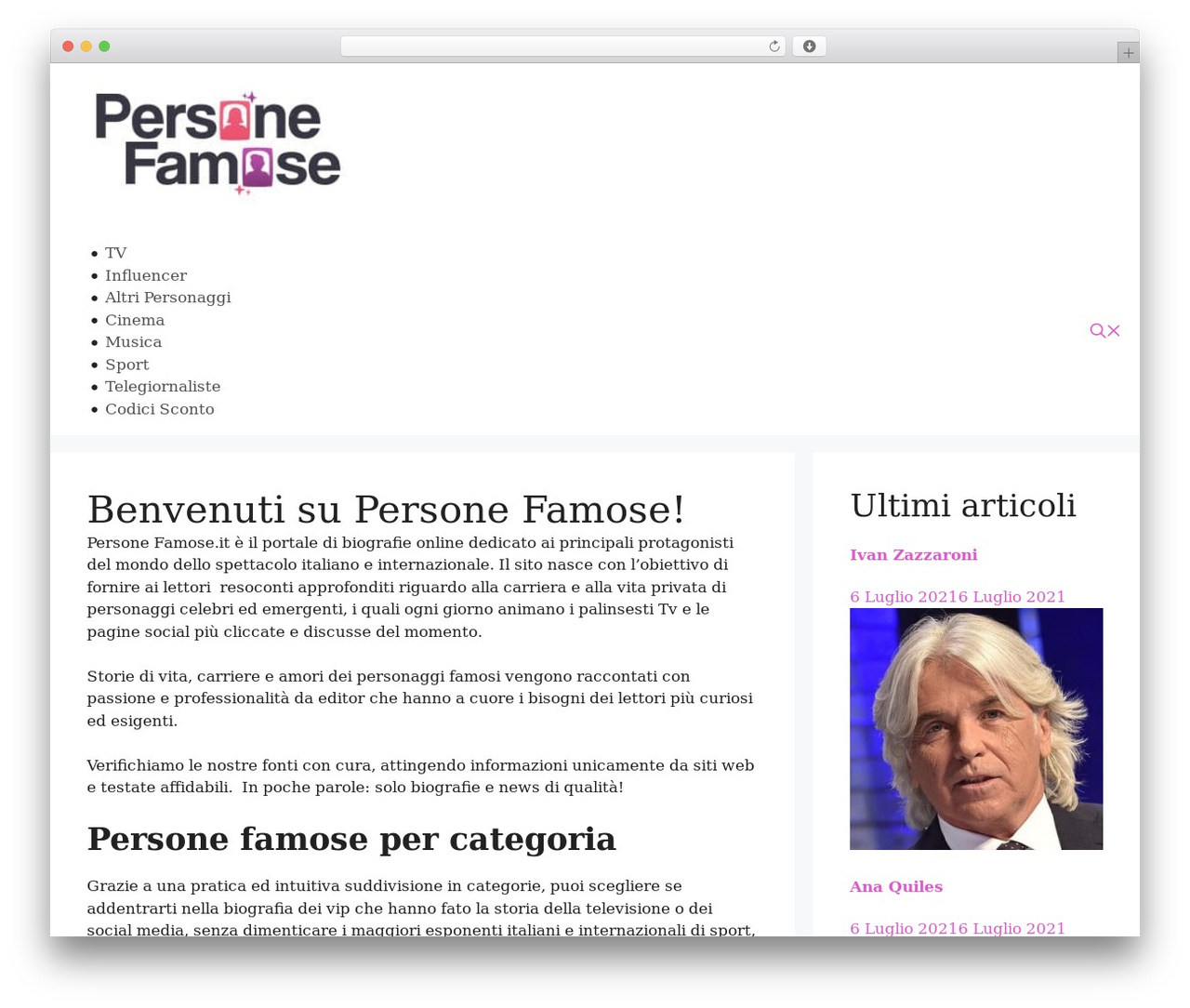 WordPress theme GeneratePress - personefamose.it WordPress theme GeneratePress - personefamose.it