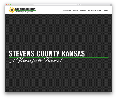 WordPress theme Genesis - stevenscountyks.com