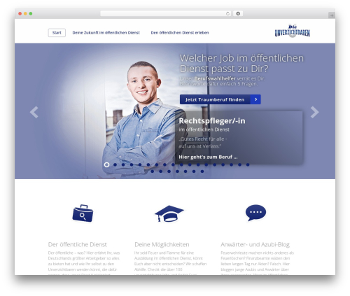 Concept2 WordPress theme - die-unverzichtbaren.de