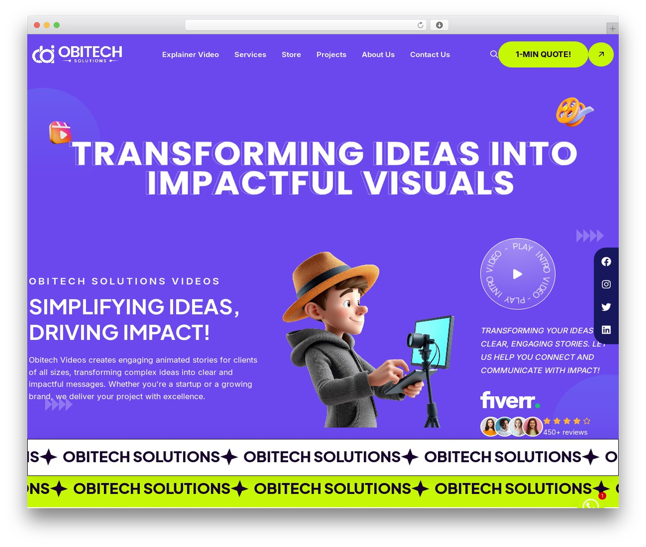 Digtek WordPress theme - obitechsolutions.com