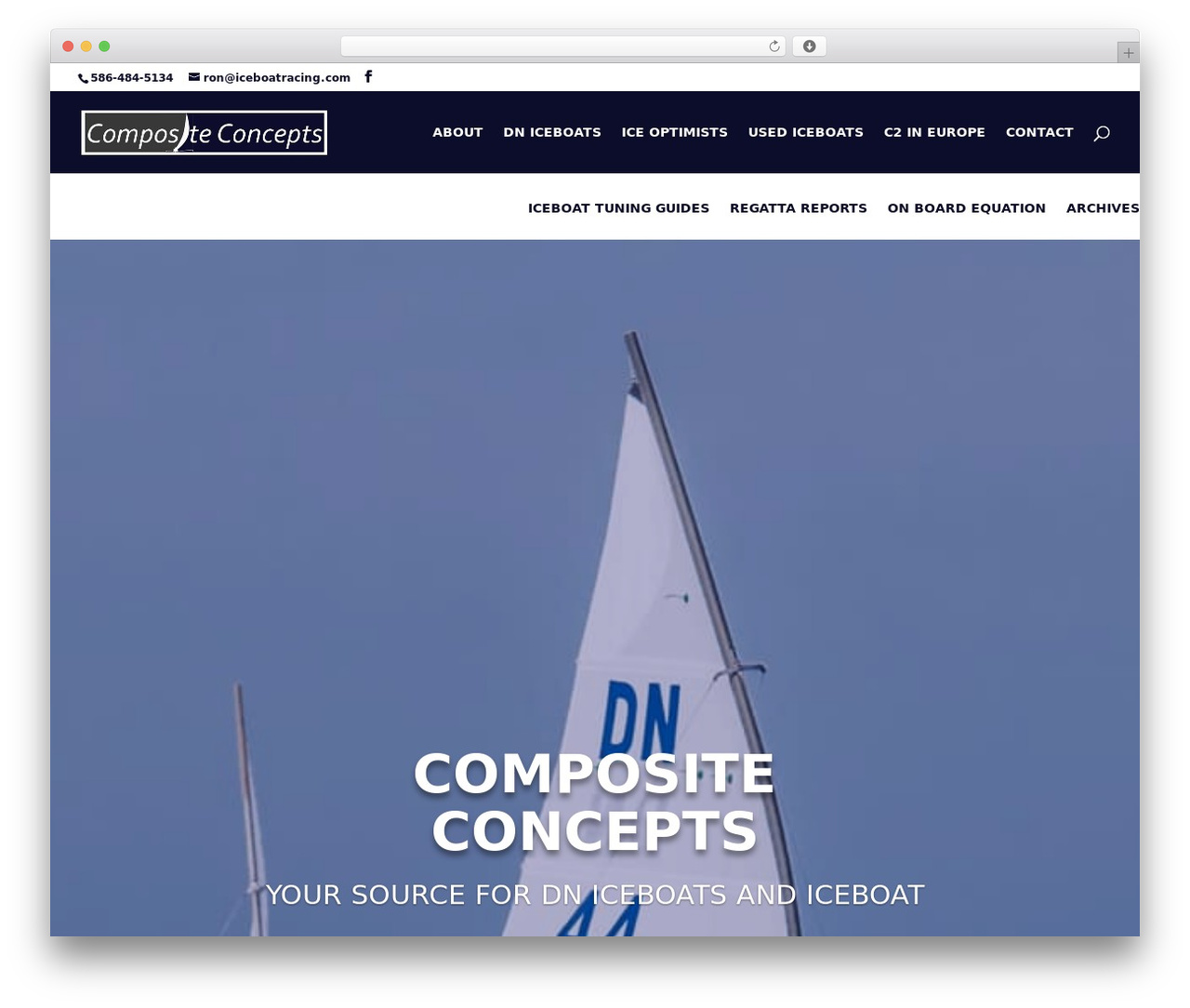 BAWF Child WordPress theme - iceboatracing.com