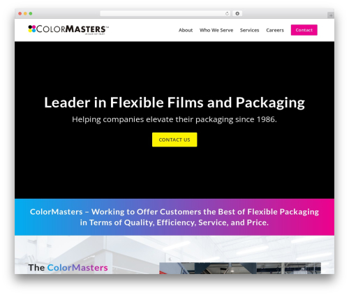 Enfold theme WordPress - colormastersllc.com