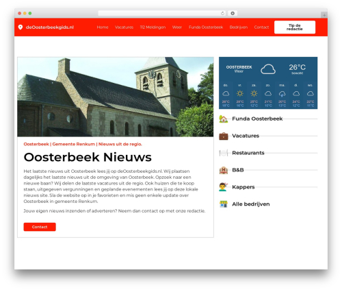 Advanced contact form v4 WordPress plugin - deoosterbeekgids.nl