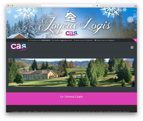 Howes premium WordPress theme - chaletdesrousses.fr