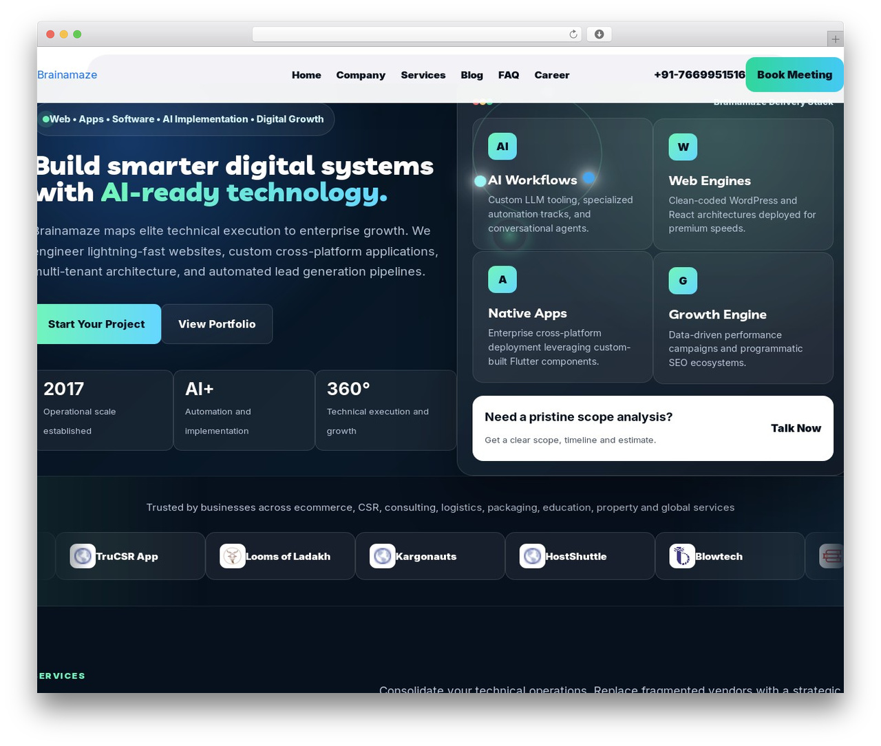 Invite WordPress theme - brainamaze.com